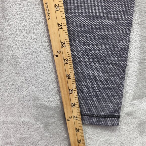 Lululemon Pants Womens 2 Gray Heathered Yoga Leggings Stretch Full Length Gym - Picture 6 of 8